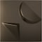 Ekena Millwork 11 7/8in. W x 11 7/8in. H Apollo EnduraWall Decorative 3D Wall Panel Covers 0.98 Sq. Ft. WP12X12APCDB - alternate 1